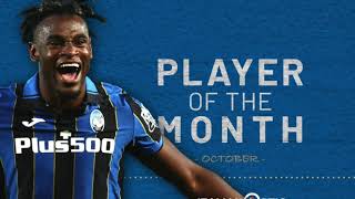 Duván Zapata Player of the Month October  ENG SUB [upl. by Einafats]