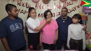 🇬🇾 MOMS 65TH BIRTHDAY PARTY LOTS OF FUN GAME AND ENTERTAINMENT food family humor fyp 🇬🇾 [upl. by Furtek]