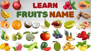 Fruits Vocabulary ll 30 Fruits Name In English With Picture ll Learn English Vocabulary [upl. by Nuahsyar]