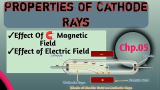 Properties of Cathode RaysEffect Of Electric And Magnetic Fields [upl. by Assecnirp139]