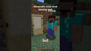 Minecraft Noob Immersive Portals Mod 😬 Shorts [upl. by Assirram678]