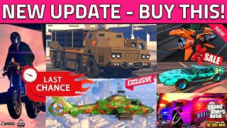 GET This NOW GTA 5 Online NEW Weekly Update Vehicle Price Changes Increase Update Oppressor MK2 [upl. by Ddat]