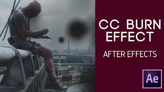 CC Burn Effect  After Effects Tutorial [upl. by Reynold441]