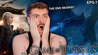 Binge watching Game of Thrones SEASON 7  Part 2 EP5 7 this was MAJOR [upl. by Adigirb]