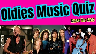 Guess The Song  OLDIES MUSIC QUIZ  Trivia Online Challenge [upl. by Sutphin]