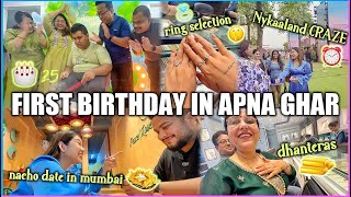 Bhai Ka Birthday💃🏻🎂 Nykaaland Nacho Date amp Dhanteras Bookings Vlog 😉  ThatQuirkyMiss [upl. by Yrakcaz980]