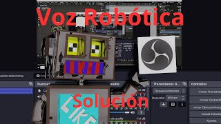 Solución a voz robótica OBS Studio [upl. by Ayela706]