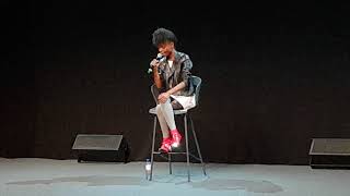 Ashleigh Murray singing Somewhere Over The Rainbow at ArchieCon 2018 [upl. by Chaffin]