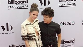 Maia Mitchell and Rudy Mancuso 2017 Billboard Music Awards Magenta Carpet [upl. by Nilrah]