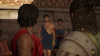 Assassins Creed Odyssey Mikkos Romance amp Foursome Alexios [upl. by Gothart55]