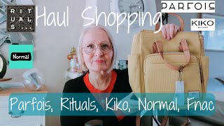 Haul Shopping  Parfois Rituals Kiko Fnac Normal 🛍️ [upl. by Maag]