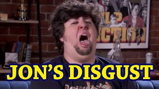 JonTron Clip Jons Disgusted Face at Steven Seagals Fingernail [upl. by Brezin345]