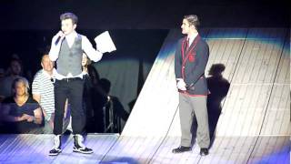 Blaine and Kurt at Glee Live Dublin July 2011 [upl. by Waine812]