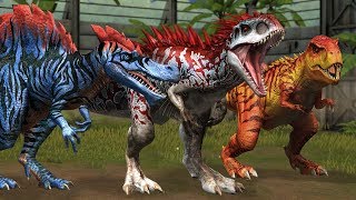 Top 10 Dinosaurs In Jurassic World The Game [upl. by Eednac]