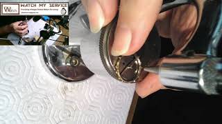 Part 4 How to Make a Balance Staff on A Watchmakers Lathe [upl. by Ilyak]