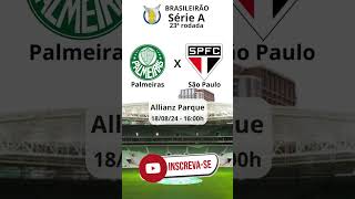 Palmeiras x São Paulo  Brasileirão Série A  23a Rodada [upl. by Lletram]