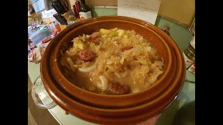 Crock Pot Kraut Sausage and Potatoes A Northern Winter Tradition with a Southern Twist [upl. by Ion649]