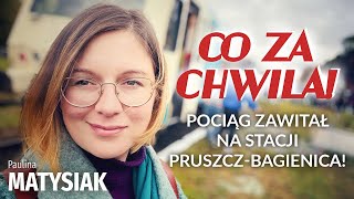 Pociąg zawitał na stacji PruszczBagienica [upl. by Horbal]