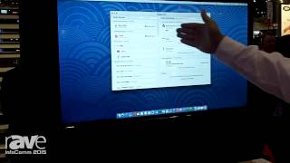 InfoComm 2015 Audinate Features Dante Via Software Routing Application [upl. by Llesirg624]