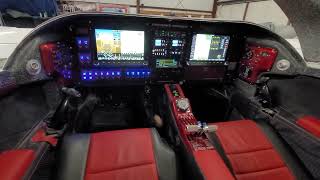 Rutan Defiant BIG EZ cockpit by AV8 paintworks [upl. by Eelatan]