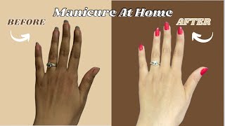 Manicure at Home  DIY Manicure amp Pedicure [upl. by Airrat]