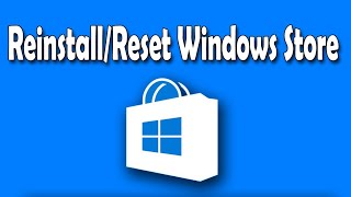 How To Reset Or Reinstall Microsoft Store in Windows 10 [upl. by Bertie419]