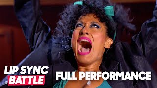 Tracee Ellis Ross Performs quotSuperbassquot amp quotLove is a Battlefieldquot  Lip Sync Battle [upl. by Esiom]