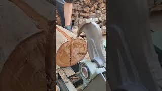 Fire wood cutting rotary arm Smart technology and machinery make work easy [upl. by Chor634]