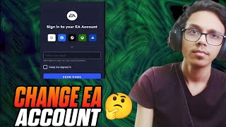 HOW TO REMOVE AUTO SIGN IN  CHANGE EA ACCOUNT IN FC MOBILE [upl. by Solracesoj]