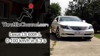 Lexus LS 600h L acceleration  ThrottleChannelcom [upl. by Sungam309]