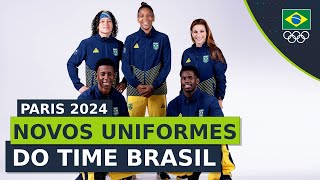 Novos uniformes do Time Brasil para Jogos Olímpicos Paris 2024 [upl. by Nelyahs]