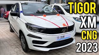 2023 Tata Tigor Cng Base Model 🔥 Tigor XM Cng 2023 Model 🔥 Price Features Specs amp All [upl. by Klatt]