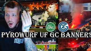 STGALLER PYROWURF UF GC BANNER  Basel und Sion Choreo SL Reaction Rundi 14 [upl. by Leban]