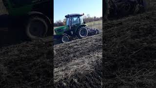 DEUTZFAHR 4050E  disking automobile commercialmower farming [upl. by Heeley491]