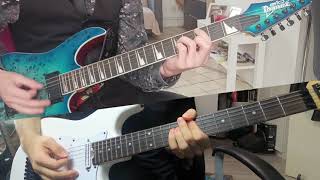 Square Hammer  Guitar Cover  Ghost  Avendor andstarlordyo3309 [upl. by Kentigerma]