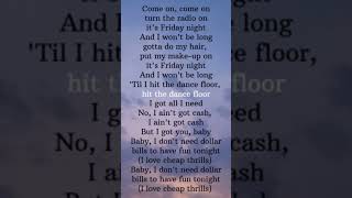 Cheap trills song lyrics songlyrics Shortssia leaveitbetterthanyoufoundit [upl. by Kcirdnekel]