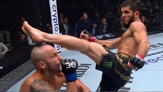 Islam Makhachev Vs Alexander Volkanovski Main Card Reaction UFC 294 [upl. by Nibur]