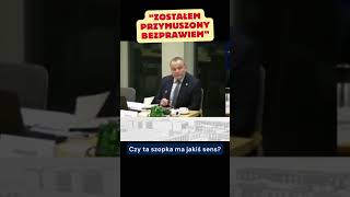 Były szef ABW bawi się z komisją śledczą ds Pegasusa polityka polskapolityka humor viralshorts [upl. by Rudelson]