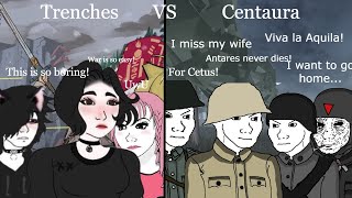 Basically Trenches VS Centaura  World War I [upl. by Nyrrek58]