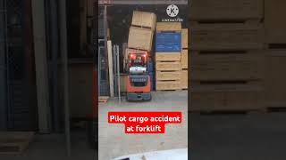 Forklift accident at cargo pilot shiftingshortsytshotsviralshortsyoutube shorts [upl. by Nitsuga]