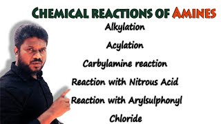 5Chemical reactions of Amines  AMINES  CBSE Class 12 Chemistry CHEMISTRYTEACHu [upl. by Ronald]