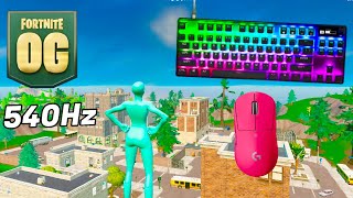 SteelSeries Apex Pro TKL ASMR 😴 Fortnite OG Reload 🏆 Satisfying Keyboard Fortnite 360 FPS 4K [upl. by Peggir]