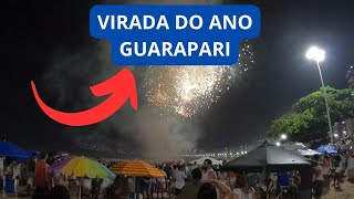 Virada do Ano em Guarapari com chuva  Reveillon [upl. by Pittel]