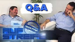 QampA mit Paul Richter und Stephan Sindera  1000 Folge Spezial  Auf Streife  SAT1 TV [upl. by Tisdale]