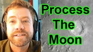 Planetary Imaging amp Processing  Process The Moon Registax Photoshop  P6 [upl. by Roel]