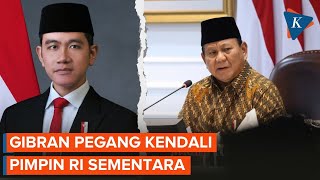 Gibran Pegang Kendali RI Selama Prabowo ke Luar Negeri Pekan Depan [upl. by Tannenbaum]