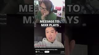 Message to MxR Plays mxr mxrplays [upl. by Giustino472]