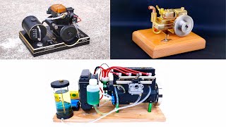 TOP 3 Mini 4 Stroke RC Engines  How to Build and Test [upl. by Aiva]