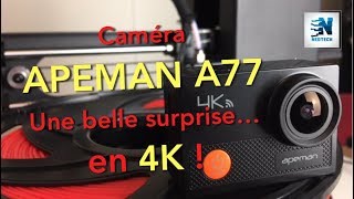 Caméra APEMAN A77  La belle surprise en 4K [upl. by Barbara-Anne511]