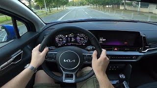 2022 Kia Sportage 16 TGDi 150 HP POV Test ride 12 CARiNIK [upl. by Kari21]